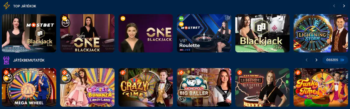 Mostbet Online Kaszinó